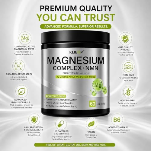 Magnesium Complex Supplement for Women and Men with NMN Supplement 2-Pack - Image 3
