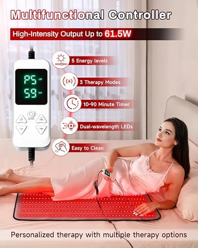 Medical Grade Red Light Therapy Mat for Body, FSA&HSA, 38" × 23.6" - Image 4