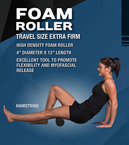 Pro-Tec Athletics Travel Size Foam Roller, High-Density Black Foam, Flexibility, MyoFascial Release, Compact & Portable, Includes Four-Color Exercise Program Providing Common Foam Rolling Techniques. - Image 4