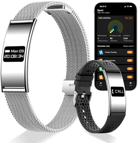 Smart Bracelet for Women Men Ultra-Thin Fitness Tracker for Android & iOS by KALPADIVES