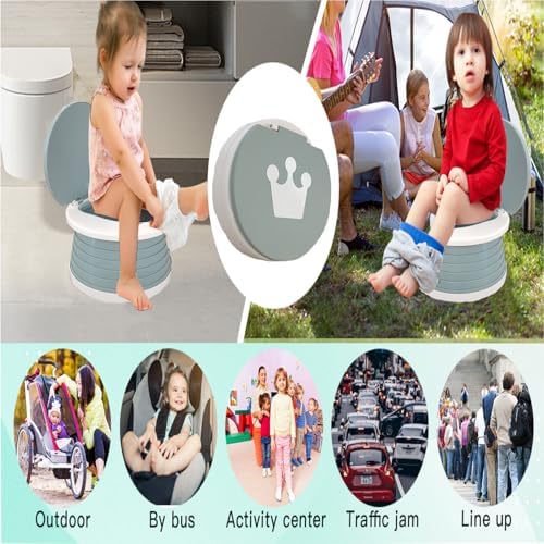 SunnySmile,Travel Potty,Car Potty for Toddler,Portable Toilet for Kids - Image 4