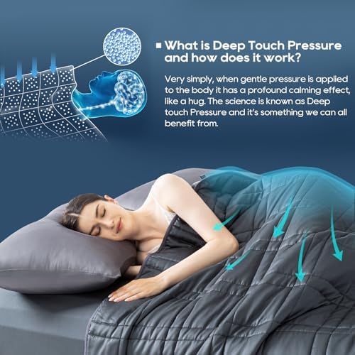 King Size Weighted Blanket 40lb(88''x104'' , Dual-Sided), Reversible Cozy Warm Velvet & Cooling Tencel Fabric King Weighted Blanket for Adults & Couples All Season Use - Carry Bag Included, Dark Grey - Image 4