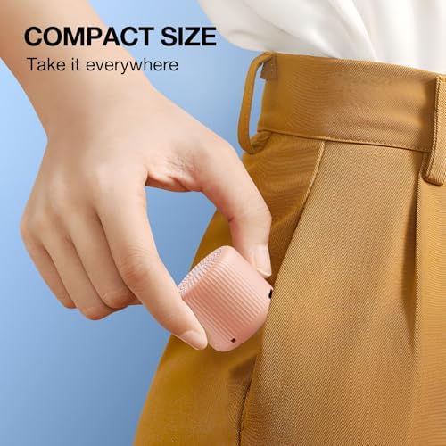 White Noise Machine Baby Portable Sound Machine,LEICEX Travel Sound Machine,15 Non-Looping Sound Timer and Memory Play, Mini White Noise Machine for Sleeping Office Travel （Peach） - Image 2