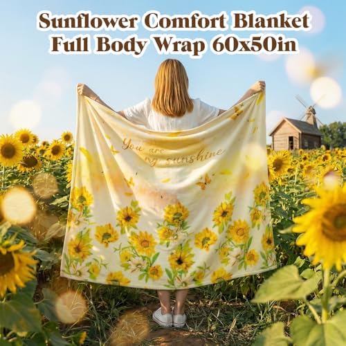 Get Well Gifts for Women Sunflower Gift Basket After Surgery Recovery - Image 4