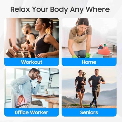 Massage Gun with Heat, Powerful Warming Massage, Home & Travel,Grey - Image 7