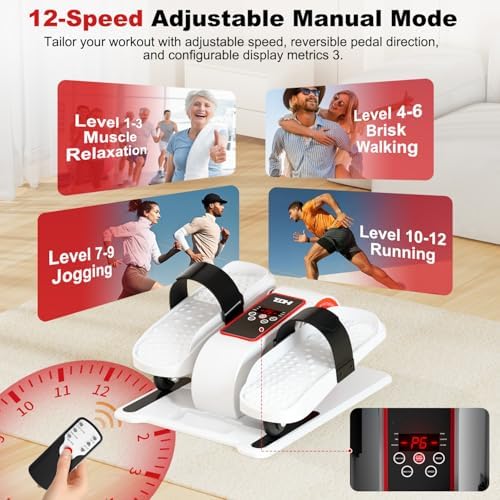 TDH Under Desk Elliptical Machine Leg Exerciser Electric - Image 6