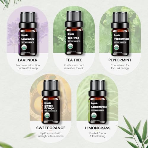 Organic Essential Oils Set, Top 10 100% Pure Natural Oil for Diffusers - Image 4