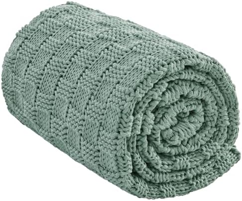 Knitted Weighted Blanket for Adult, No Beads Heavy Blanket 36"x48" 3lbs by Unknown