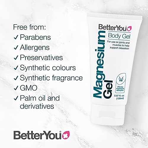 BetterYou Magnesium Gel - Relaxing Muscle Rub - Topical Magnesium for Effective Absorption - Tense Joint Support and Sore Muscle Relief - 5.07 oz (Pack of 3) - Image 7