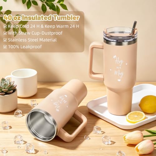 Birthday Gift for Women, Self Care Spa Gift Basket with Blanket for Mom Her - Image 4