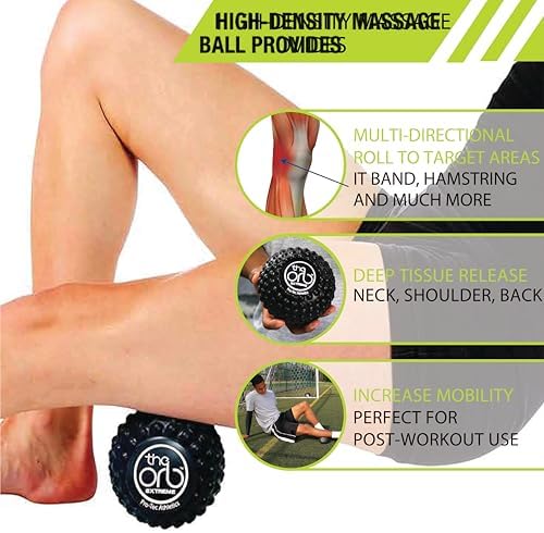 Pro-Tec Athletics Orb Massage Balls, Vary in Size and Color, Deep Tissue Massage, Muscle Relief, Promotes Flexibility, Hamstring, Quadriceps, Calf, Multi-Directional Massage Ball, Working Out - Image 4
