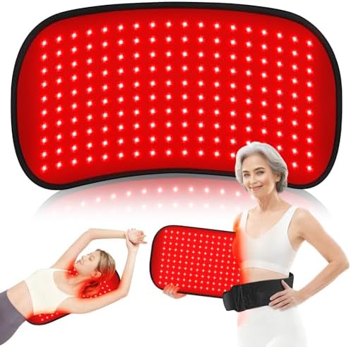 Red-Light-Therapy-for-Body,FSA Eligible HSA 2026 Upgraded | 4 Modes 5 Stage Power Medical-Grade TPU Mat for Body Pain Relief,25"x13"Dual Wavelength Infrared Red Light Blanket LEDs by DEERBABAHEALTH