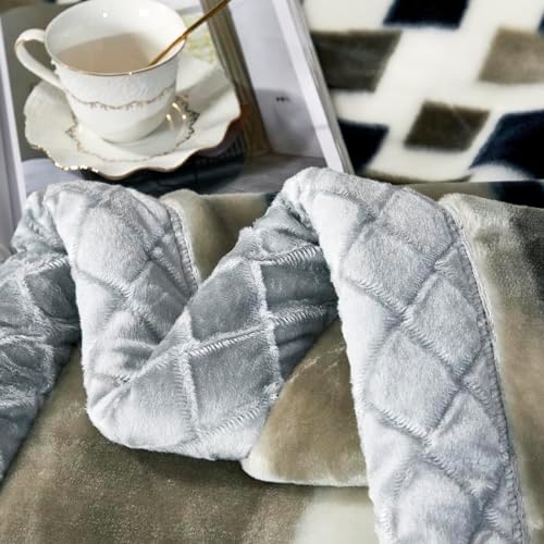 LGYKUMEG 6.6Lb Korean Mink Blanket Full Size 71×87 inch,2 Ply Mink Blanket for Sofas and Beds on Cold Nights (180×220cm3kg). - Image 6