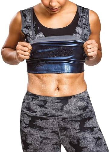 Sweat Shaper Premium Sauna Tank Top For Women, Slimming Sauna Shirt For Women, Sweat Vest for Workouts by SweatShaper