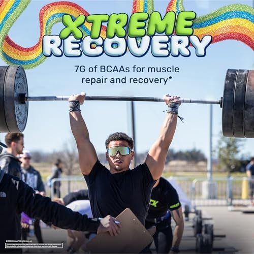 Xtend Original BCAA Powder, Zero Sugar, Air Heads Rainbow Berry, 30 Serv - Image 6