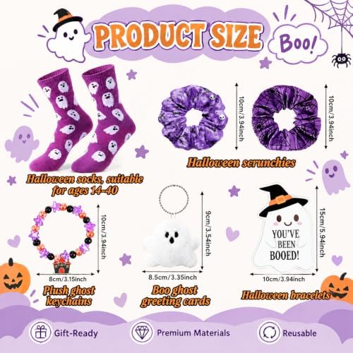 9 Pcs Boo Basket Stuffers for Women, Halloween Spooky Gifts, Witch - Image 2