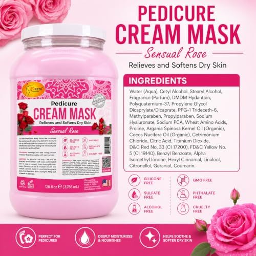 SPA REDI Professional Cream Mask – Spa-Grade Skin Hydration, Nourishment & Relaxation | Pro-Performance. Pure Peace of Mind. | Superior Client Satisfaction & GHS Safety 128 Oz - Image 2