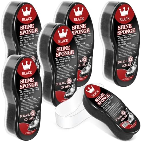 Loopeer 6 Pcs Shoe Shine Sponge by Loopeer