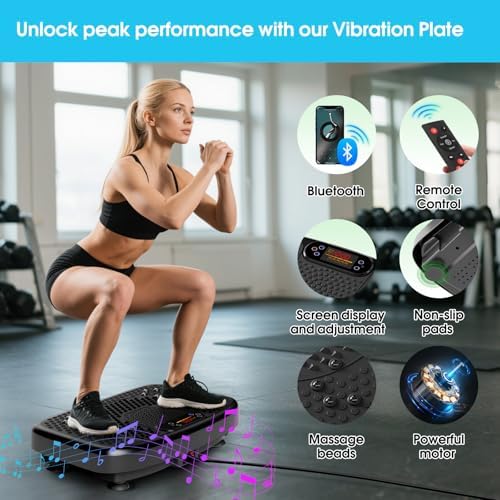 SoftGym Vibration Plate Exercise Machine for Lymphatic Drainage & Fitness - Image 4