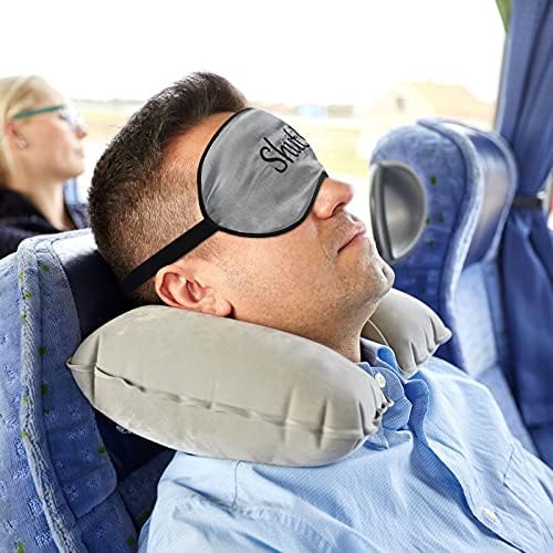 4 Pack Funny Eye Mask for Sleeping Blackout, Black, Gray, Pink, Purple - Image 6