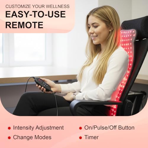 Red Light Therapy for Body,600 LEDs 26.8" x 23.5" Red Light Therapy Mat - Image 3