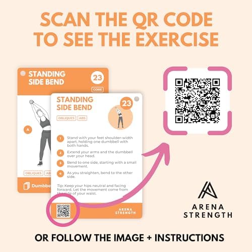 Arena Strength Workout Cards - Instructional Fitness Deck for Booty Band Workouts, Beginner Fitness Guide for Resistance Band Training Exercises at Home. Includes Workout Routines. - Image 4