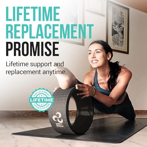 Yoga Wheel Set - Extra Wide Jumbo Wheel & Mini Massage Wheel - Image 7