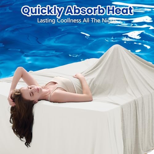 TOPCEE Cooling Blanket(60"x90"Twin Size)for Night Sweats Absorbs Heat to Keep Adults, Children Cool on Warm Nights, Q-Max 0.5 Cooling blankets for Hot Sleepers, Ultra-Cool Lightweight Blanket for Bed - Image 2