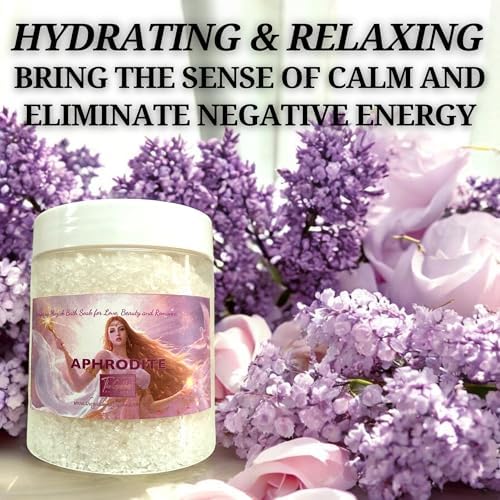 Aphrodite Bath Salts – 12 oz Dead Sea Salt Bath Soak for Love, Self Care, Spiritual Cleansing & Ritual Use - Image 7