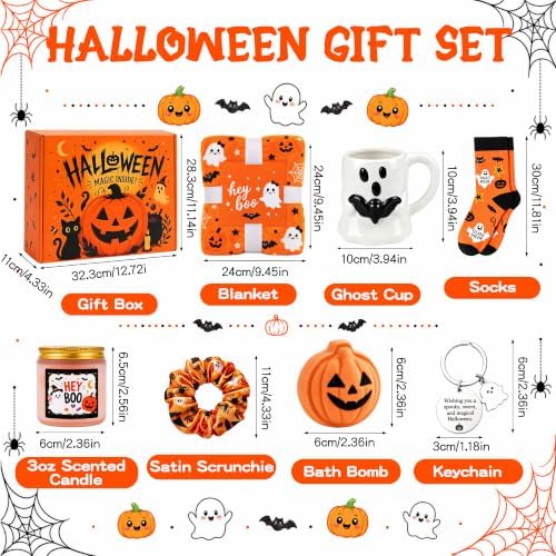 7 Pcs Large Boo Basket Stuffers Halloween Gifts Box for Women - Image 2