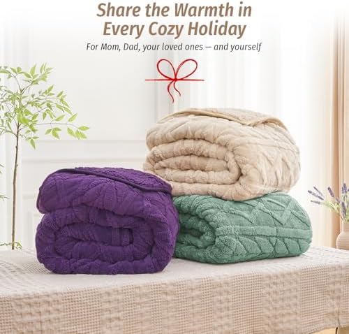 Wemore Soft Weighted Blanket for Adults 60" x 80" 12 lbs Queen Sage Green - Image 6