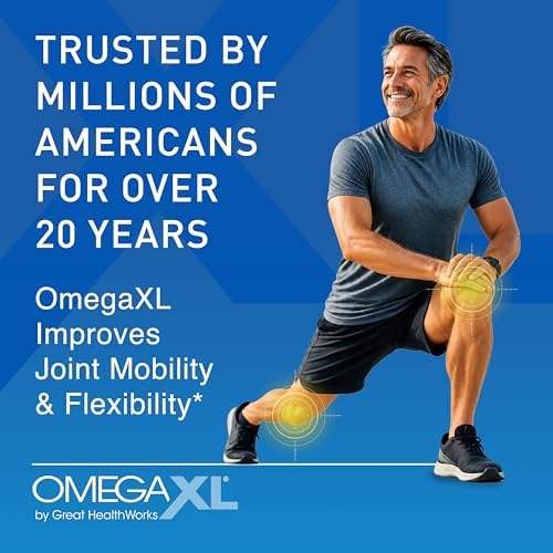 OmegaXL Joint Support 60 Soft Gels & VitaminXL D3 5000 IU 30 Count - Image 5