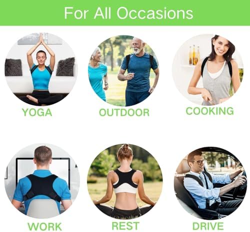 Posture Corrector for Men, Comfortable Straightener Posture Corrector, Breathable Back Brace for Men Lower Back, Back Support Brace, Spine, Shoulder and Neck Pain Relief - Image 5