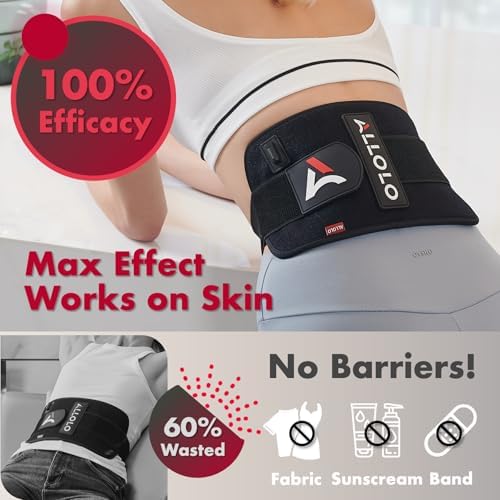 Red Light Therapy for Body, 3 in 1 LEDs Red Light Therapy Belt with Timer Remote Control, 660nm 850nm Infrared Light Therapy Pad for Body Waist Shoulder Knee, 12.3" x 6" Large Area - Image 2