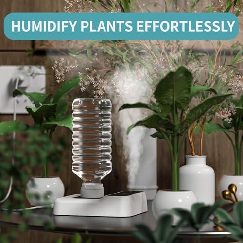 Travel Humidifier, Portable Small Humidifier for Plants, Bedroom, Office, Hotel or Car, Battery Operated Mini Cool Mist Humidifiers, Quiet 23dB, Auto-off, Night Light & BPA-Free, White - Image 3