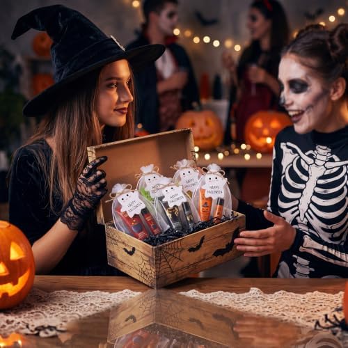 Batiyeer 10 set Halloween Gifts for Women Hand Cream and Lip Balm Set - Image 6