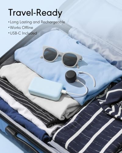 FLOWTUNE Sound Machine White Noise Machine for Baby Adults, 18 Non-looping Sounds, Timer, Memory Function, Portable Sleep Sound Therapy Gift (Black) - Image 4