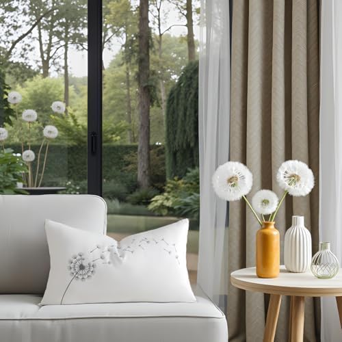Sanmetex Dandelion Throw Lumbar Pillow Cover 12x20 Inch - Image 7