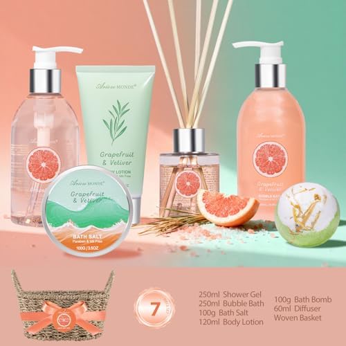 Bath and Body Gift Basket for Women, Bath Baskets for Women Gift Relaxation - Image 2
