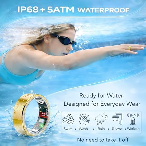 Smart Ring Fitness Tracker for Men & Women with Sleep, Heart Rate & SpO2 - Image 4