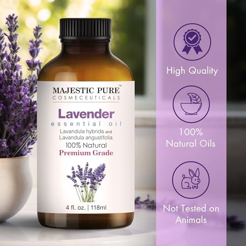 Majestic Pure Lavender Essential Oil for Diffuser - 4 Fl Oz (Pack of 2) - Image 2