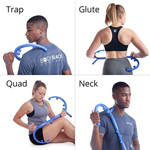 Body Back Buddy Elite Back Massager & Neck Massager for Pain Relief, Blue - Image 4