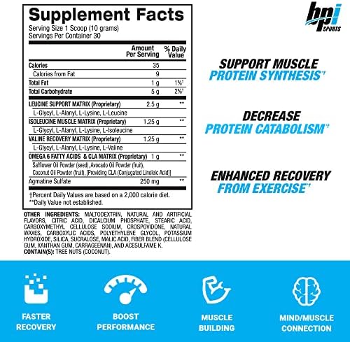 BPI Sports Best BCAA - BCAA Powder - Branched Chain Amino Acids - Muscle Recovery - Muscle Protein Synthesis - Lean Muscle - Improved Performance – Hydration – Sour Candy - 35 Servings - 12.34 oz. - Image 4