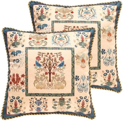 patdrea Designer Velvet Throw Pillow Cover,Set of 2,18"x18"-HerbertD by patdrea