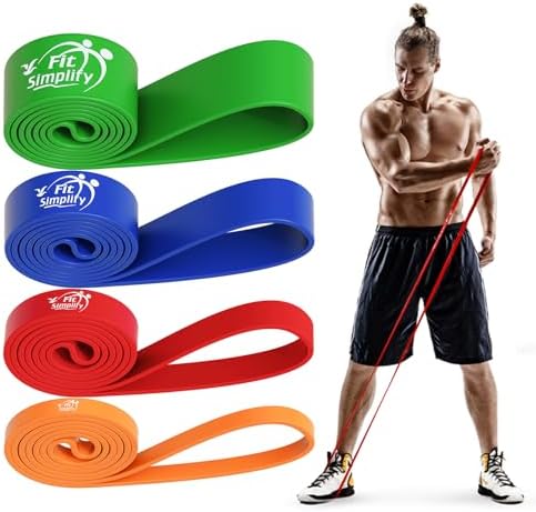 Fit Simplify Pull Up Assist Resistance Bands for Fitness, Physical Therapy, Stretching, Mobility and Exercise by FitSimplify