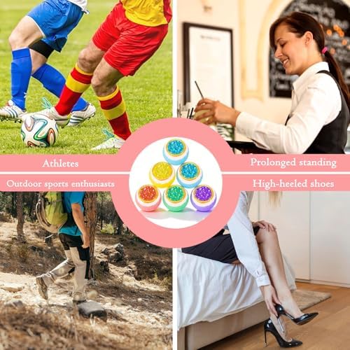 Bath Foot Bombs, 20 Pack Foot Soak with Bath Salt. Organic Natural Handmade Aroma Pure Essential Oil Bubble Foot Balls for Foot Callus, Dry Cracked, Stubborn Foot Odor Scent. - Image 6