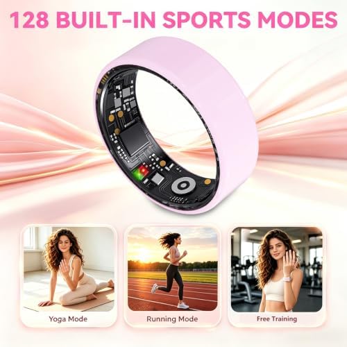 Smart Ring for Women Men,Fitness Tracker,Health Ring,Sleep Tracker - Image 5