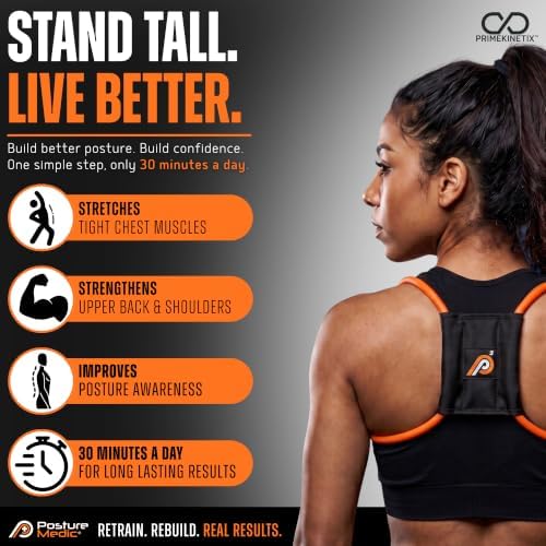 PostureMedic Plus Strength Dynamic Posture Corrector for Athletes – High Resistance Training System for Performance & Recovery – Professional Grade Posture Trainer for Men & Women - Image 4