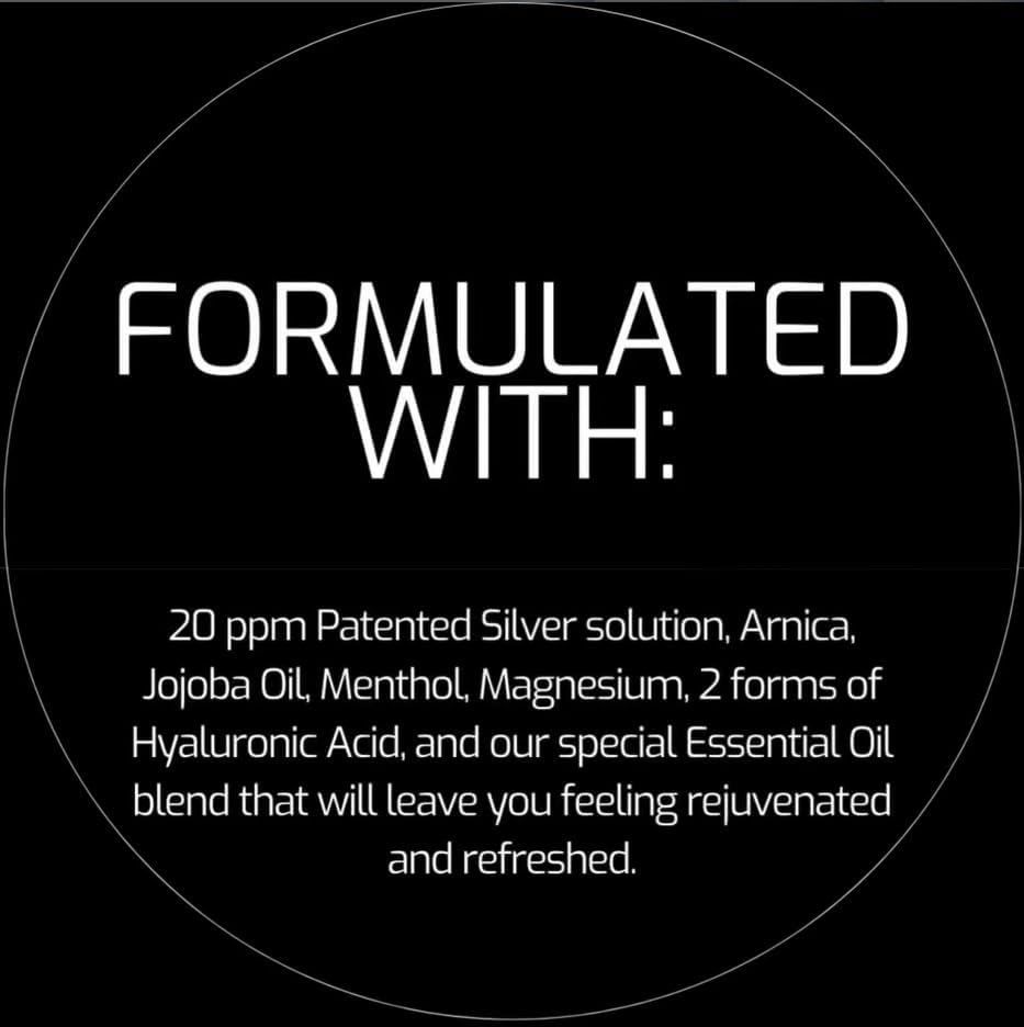 Silver Biotics Recover Muscle Cream | 20 ppm Patented Silver Solution | Arnica | Jojoba Oil | Camphor | Vitamin E | Silver Strong|3.4oz - Image 3