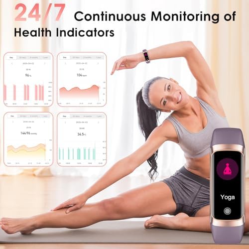 Fitness Tracker – Heart Rate Blood Oxygen Blood Pressure Temp Sleep Calorie - Image 2